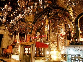                                       كنيسة الجلجثة حسب التقليد اللاتيني