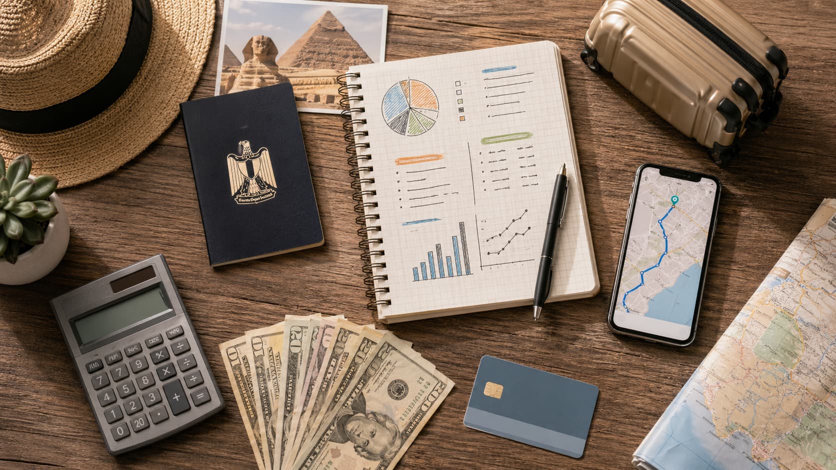 سفر اقتصادي من مصر مع حساب تكاليف التذاكر والفندق ووسائل النقل