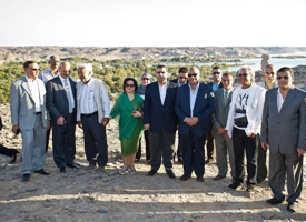 وزير الثقافة الجديد  يستهل عمله  بالمشاركة  فى ختام فعاليات سيمبوزيوم أسوان الدولى للنحت العشرين