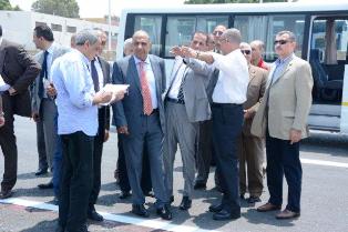 بالصور وزير الطيران يتابع الاستعدادات النهائية بمطار القاهرة لاستقبال ضيوف حفل افتتاح القناة الجديدة