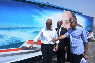 بالصور وزير الطيران يتابع الاستعدادات النهائية بمطار القاهرة لاستقبال ضيوف حفل افتتاح القناة الجديدة