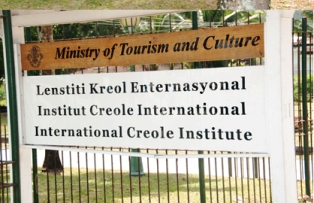 Minister St.Ange welcomes Dr Marie-Reine Hoareau, the new chairperson of the Creole Institute of Seychelles