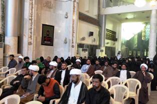 النجف تشهد انطلاق مؤتمر الامام الخميني الدولي السادس دعما للحشد الشعبي