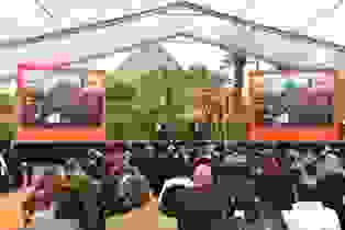 تحت سفح الهرم قادة موبينيل واورنج الفرنسية يعلنون فى لحظة تاريخية تحول - مويينيل- الى ارونج مصر