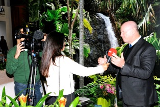 ITB Fair Berlin was the opportunity for Seychelles to increase its visibility through press interviews &tv
