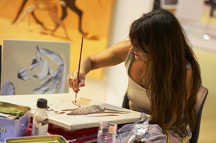 STROKE OF EQUESTRIAN GENIUS IN DUBAI INTERNATIONAL HORSE FAIR, ART GALLERY