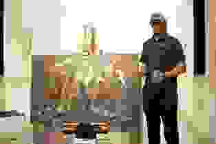 عبقرية الفروسية تلهم فنانين العالم فى معرض الاعمال الفنية بمعرض دبى الدولى للجواد العربى