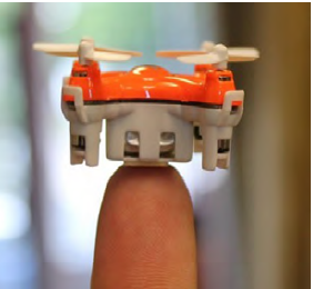 إطلاق أصغر طائرة بدون طيار في العالم