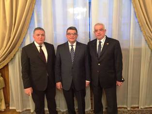 حفل إستقبال السفارة المصرية بموسكو تكريما للوفد السياحى المصرى والشعبى