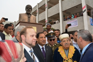 بالصور محافظة الغربية تحتفل بأول عالم عربى يدخل اللغة العربية لروسيا