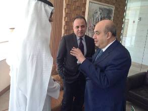 راشد وزير سياحة مصر يبحث مع رئيس هيئة سياحة ابوظبى تعزيز التعاون السياحى