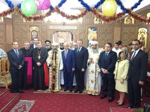 وزير سياحة مصر يشارك فى الاحتفالية السنوية للكنيسة الارثوذوكسية بروما