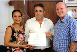 NOBERT COUVREUR, THE OUTGOING BEACHCOMBER SAINTE ANNE RESORT GENERAL MANAGER IN SEYCHELLES NAMED CULTURAL AMBASSADOR