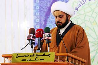 خطيب جمعة بغداد يطالب بعمليات استباقية واسعة في جنوب بغداد وشمال بابل لإحباط مخططات الإرهابيين