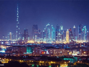 دبي ضمن أجمل المدن العالمية ليلاً