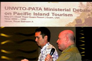 UNWTO-PATA special Ministerial Debate Island of Guam had the Seychelles Minister for Tourism as VIP guest on the panel