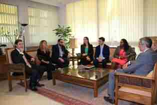 وزيرة سياحة تونس تلتقى بوفد المجلس الأمريكي للقادة السياسيين الشباب