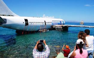 Turkey sinks Airbus jet to boost diving tourism