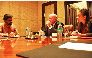 Press Friendly Seychelles Minister puts his tourism paradise islands in the news in India