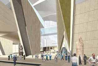 المتحف المصرى الكبير يستقبل 117 قطعة أثرية جديدة