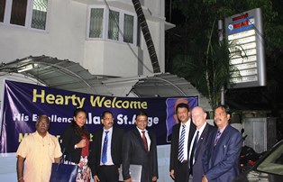 Seychelles Minister inaugurates a craniotomy machine at the Balaji Dental & Craniofacial Hospital in Chennai