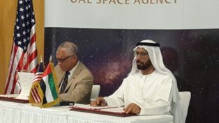 الامارات توقع مذكرة تفاهم مع وكالة ناسا في مجال أبحاث الطيران