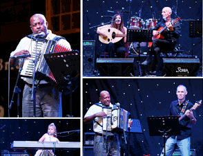 Seychelles musicians performing at the Alliance Française Abu Dhabi 'la Fête de la Musique'