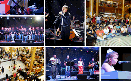 Seychelles musicians performing at the Alliance Française Abu Dhabi 'la Fête de la Musique'