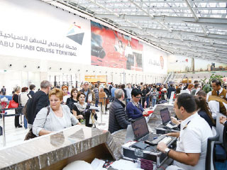 16% نمو عدد المسافرين عبر أبوظبي للسفن السياحية