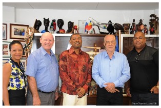 Patrick Victor Artistic Foundation project is presented to Minister responsible for Culture of Seychelles