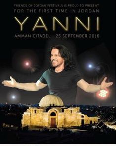 الموسيقار اليوناني (ياني) يقيم حفل على جبل القلعة بعمان