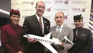 Qatar Airways, Gulfstream announce order for three G650ERs at Farnborough