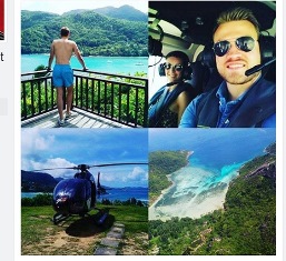 Liverpool goalie Simon Mignolet keeps up his training – on a Seychelles beach!