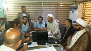 الامين العام للمزارات الشيعية في العراق يتابع تطورات توسعة مزار العلوية شريفة بنت الامام الحسن