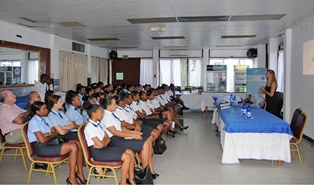 Cassandra De Pecol, the Peaceful Traveler of the USA arrived in Seychelles as she attempts to be the first woman to travel 196 nations