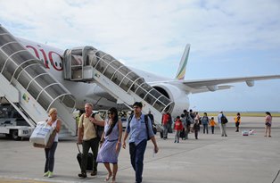 Africa’s first and the most technologically advanced aircraft lands in Seychelles