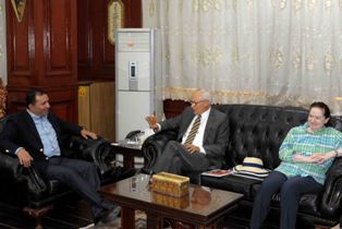 محافظ الاقصر يبحث مع منسق برنامج الإنمائي للأمم المتحدة بالقاهرة التعاون المشترك