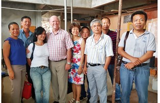 Construction of the Chinese Pagoda of Seychelles also a place of worship