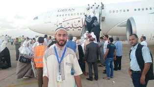 إقلاع أولى رحلات حجيج ليبيا من مطار معتيقة بطرابلس إلى مكة