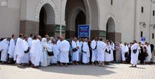 تفويج 59 ألف حاج من المدينة المنورة إلى مكة المكرمة