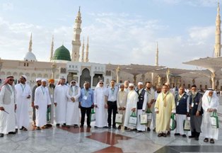 وصول 716285 حاجاً إلى المدينة المنورة