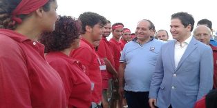 اليازجي يفتتح نموذج القرية السياحية المصغرة في ريف اللاذقية