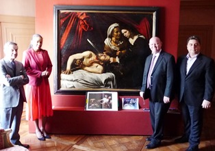 Seychelles Minister honoured to be invited to view the recently discovered famous Caravaggio painting in Paris