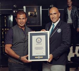 عمرو دياب أول مطرب عربي يدخل موسوعة (جينيس)