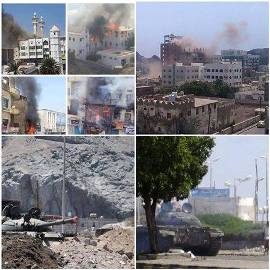 الدهبلى يتفقد المنشئات السياحية التي تعرضت للدمار فى عدن بسبب الحرب