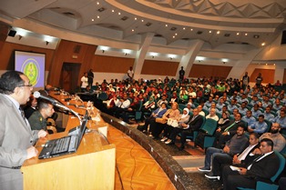 فى ذكرى أكتوبر بجامعة حلوان: اللواء ناجي شهود يحذر من حروب الجيل الرابع