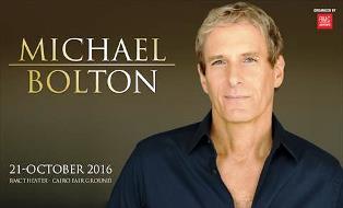 سياحة مصر ترعى حفل نجم البوب الامريكى مايكل بولتون بالقاهرة