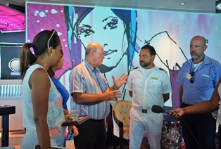 Port Victoria in Seychelles welcomes Costa neoRomantica cruise ship