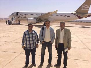 الخطوط الليبية تطلق أول رحلة بين معيتيقة وأوباري