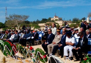 بالصور.. ممثلي 50 دولة يحيون الذكري الـ 74 للحرب العالمية الثانية بالعلمين